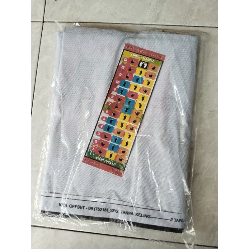 MAINAN EDUKASI ANAK. MAINAN PLAYMATE JEJAK KAKI DAN TANGAN UK 1X3M