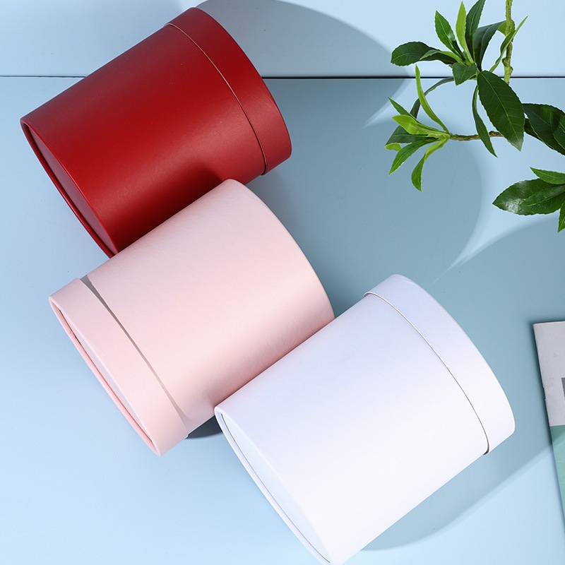 

Box tabung (12cm x 12cm) / box bulat buket bunga / gift box flower