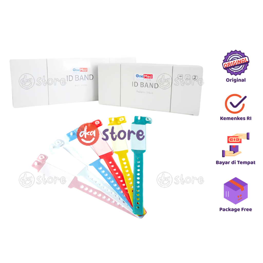 ID Band Anak Dewasa OneMed / Gelang Pasien Tanda Pengenal Pasien Rumah Sakit