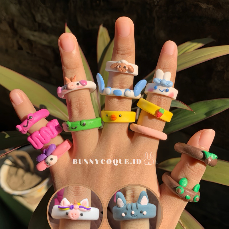 Clay Rings | Custom Clay Ring | Clay Ring Aesthetic