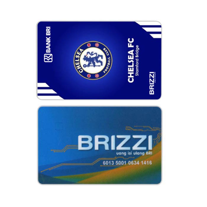 Chelsea Kartu E-Money BRIZZI BRI Custom Card