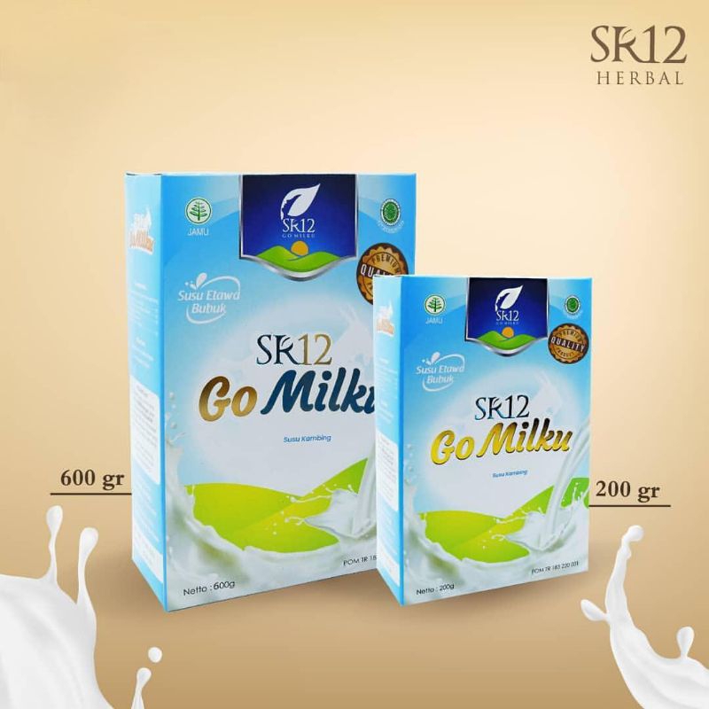 

GOMILKU PREMIUM SR12 [Susu Kambing Etawa 600 gr]