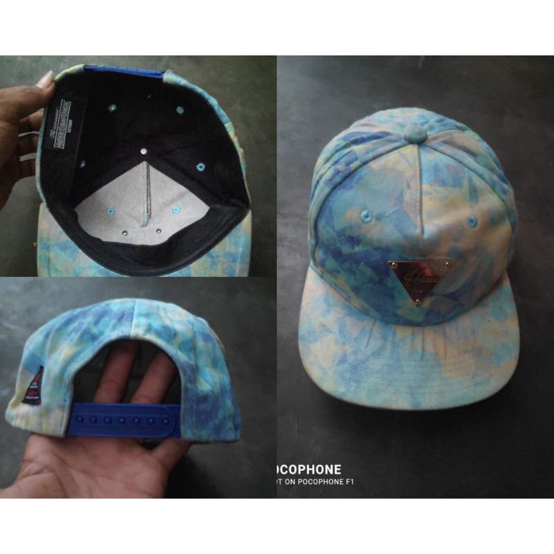 topi hetersnapback full print second logo besi