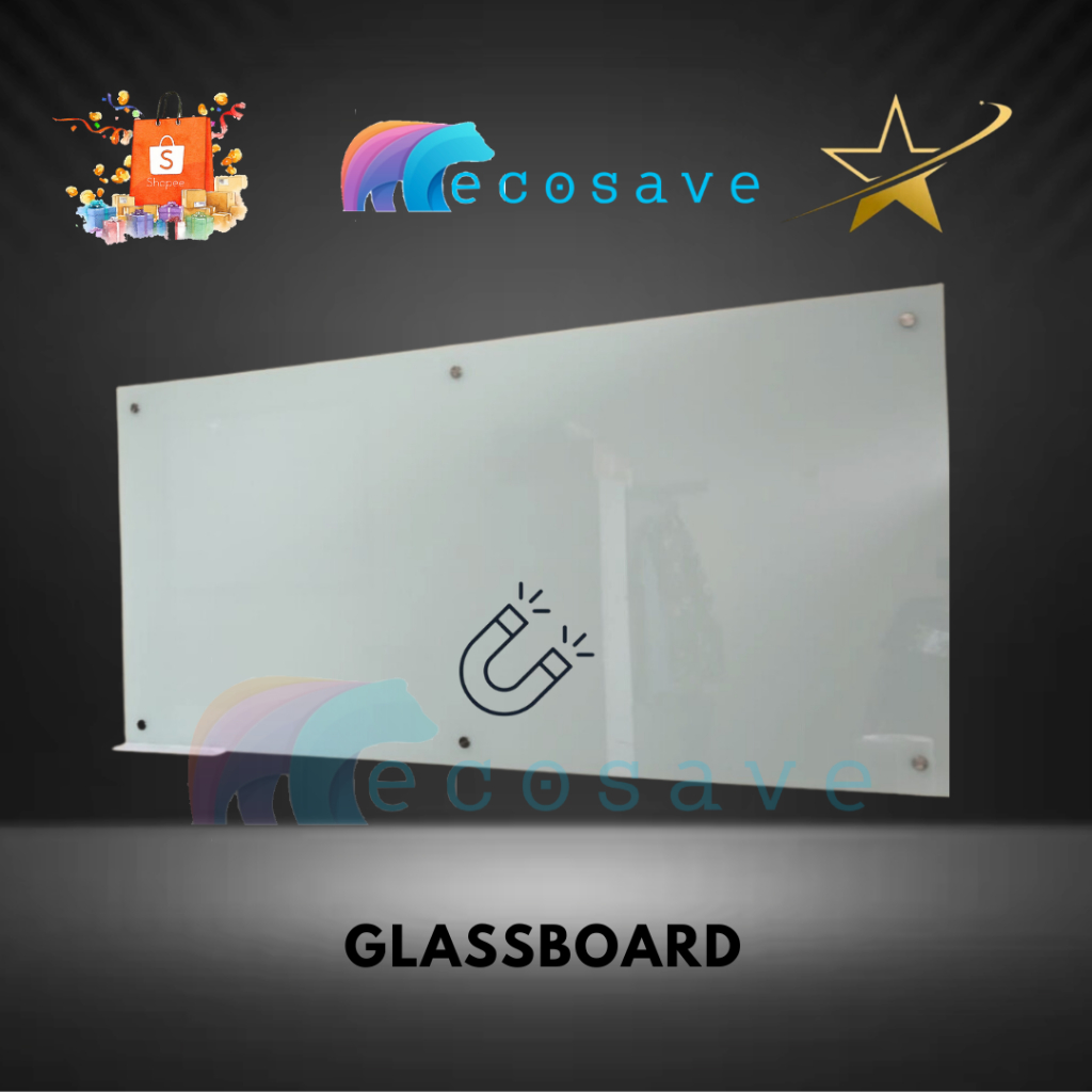 

Glassboard Magnetic Besar Papan Tulis Kaca Putih Glass Board Whiteboard Kaca Gantung Medium White Board Dinding Tempel 90x180 100x180 100x200 120x150 120x160 120x180 120x200 120x220 120x240 cm