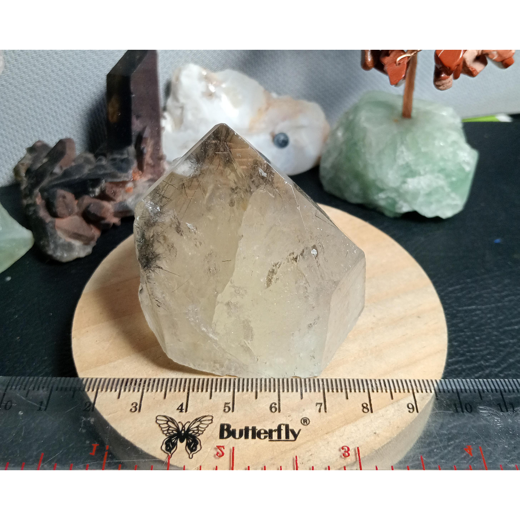 Natural Citrine Rutilated Quartz Tower (3)