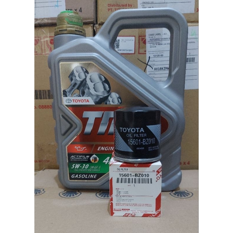 oli tmo 5w 30 original Oli Mesin TMO 5W-30 4 Liter Bensin Barcode
