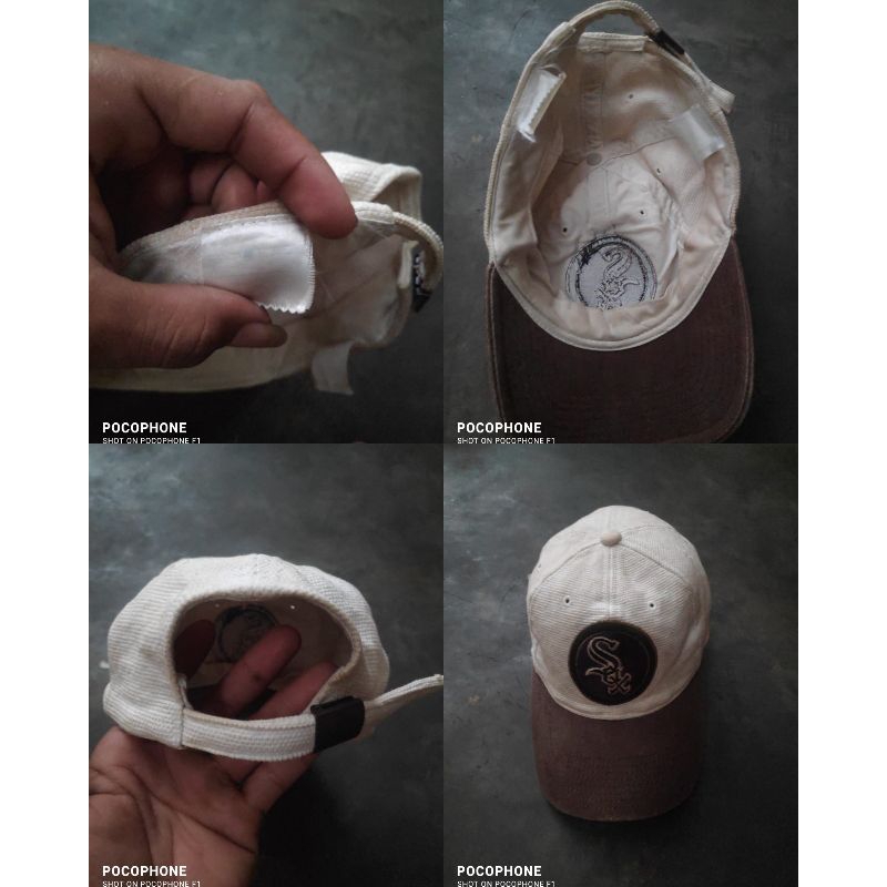 topi SOX mlb ceper second