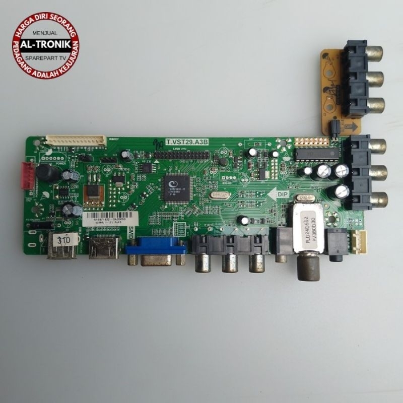 MAINBOARD TV LED POLYTRON 24 INCH TYPE PLD 24D552 MOTHERBOARD MOBO MESIN MODUL MB MAIN BOARD POLITRO