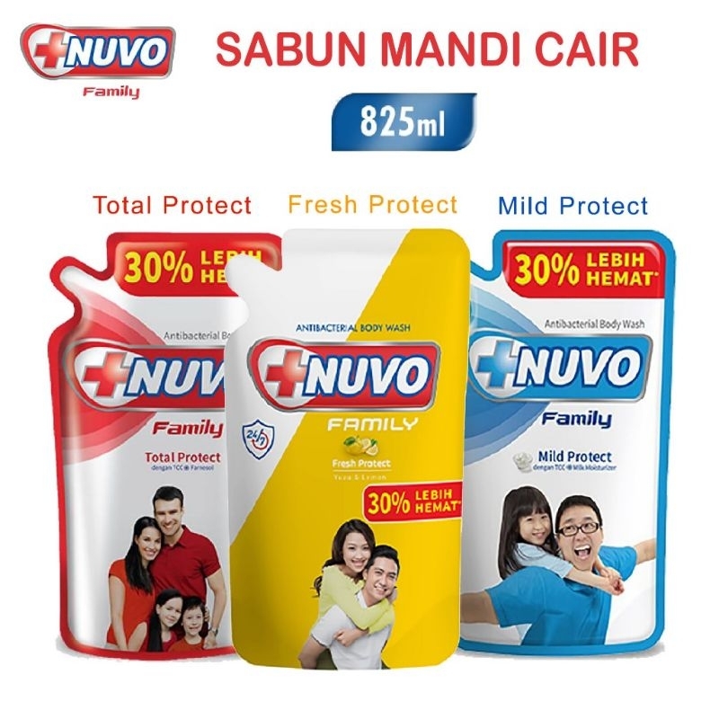 Sabun Cair Nuvo Family 825 ml - Nuvo Family 825 ml