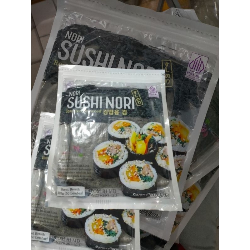 

Nori Panggang / Roasted Seaweed "JAVASUPERFOOD" isi 50 sheets/lembar (HALAL)