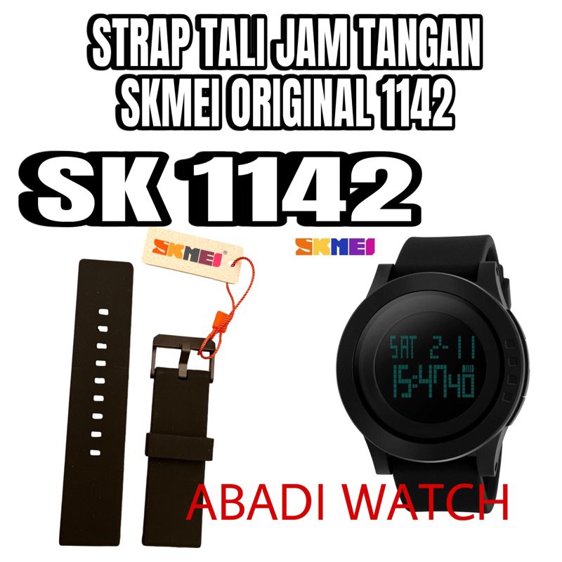 Strap tali jam skmei 1142 Original 100% - skmei 1142 Pas bisa langsung di pakai Best seller