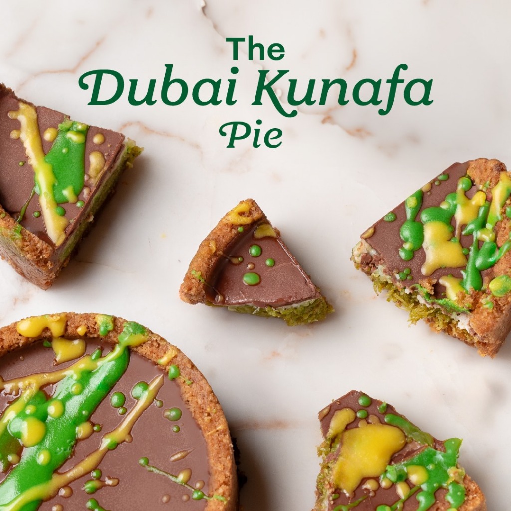 

The Dubai Kunafa Pie | Pistachio Knafeh | 9cm