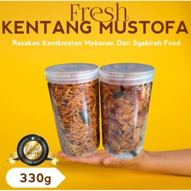 Kentang Mustofa 330gr Toples 1000ml(TERMURAH)