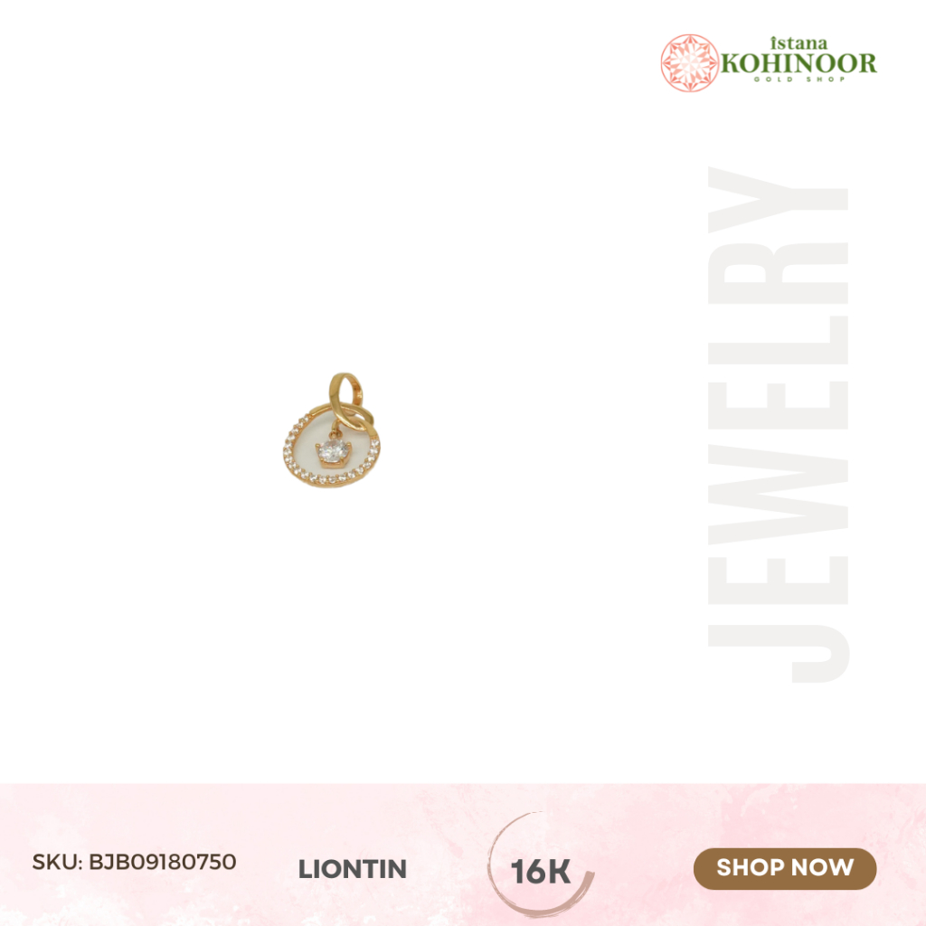 KOHINOOR LIONTIN EMAS 16K PENDANT EMAS GOLD YELLOW GOLD
