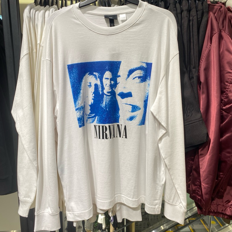 Kaos Pria Nirvana H&M Original Store