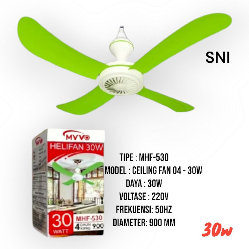 MYVO Kipas Angin Gantung Helifan 30W