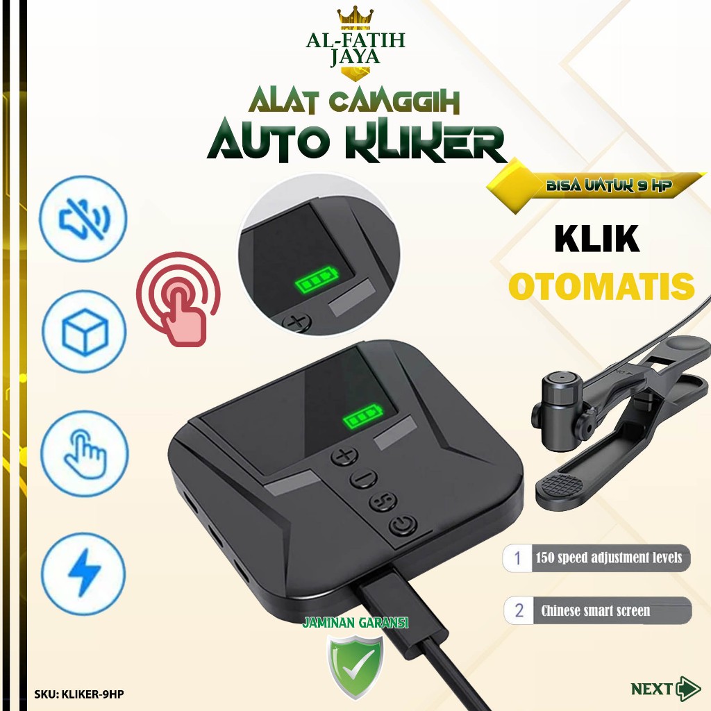 Automatic Smart Clicker Alat Tap Tap Pengklik Screen Layar Otomatis 9 USB Port Smart Kliker Tapper U