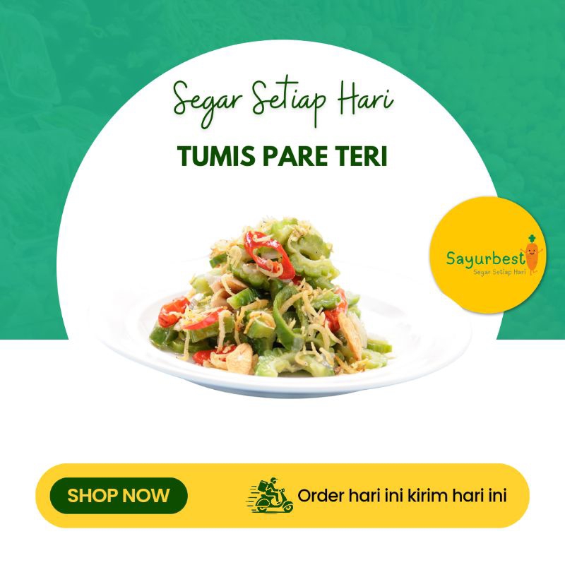 

Tumis Pare Teri Ready To Eat