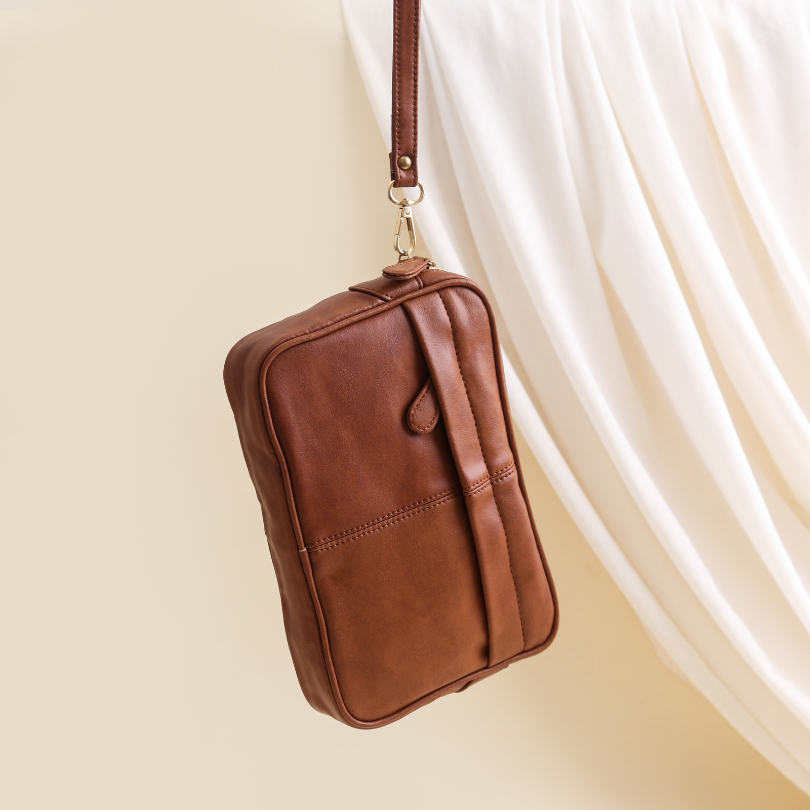 100% aman dompet pria dan wanita ceviro zento exclusive clutch unisex kulit sintetis premium