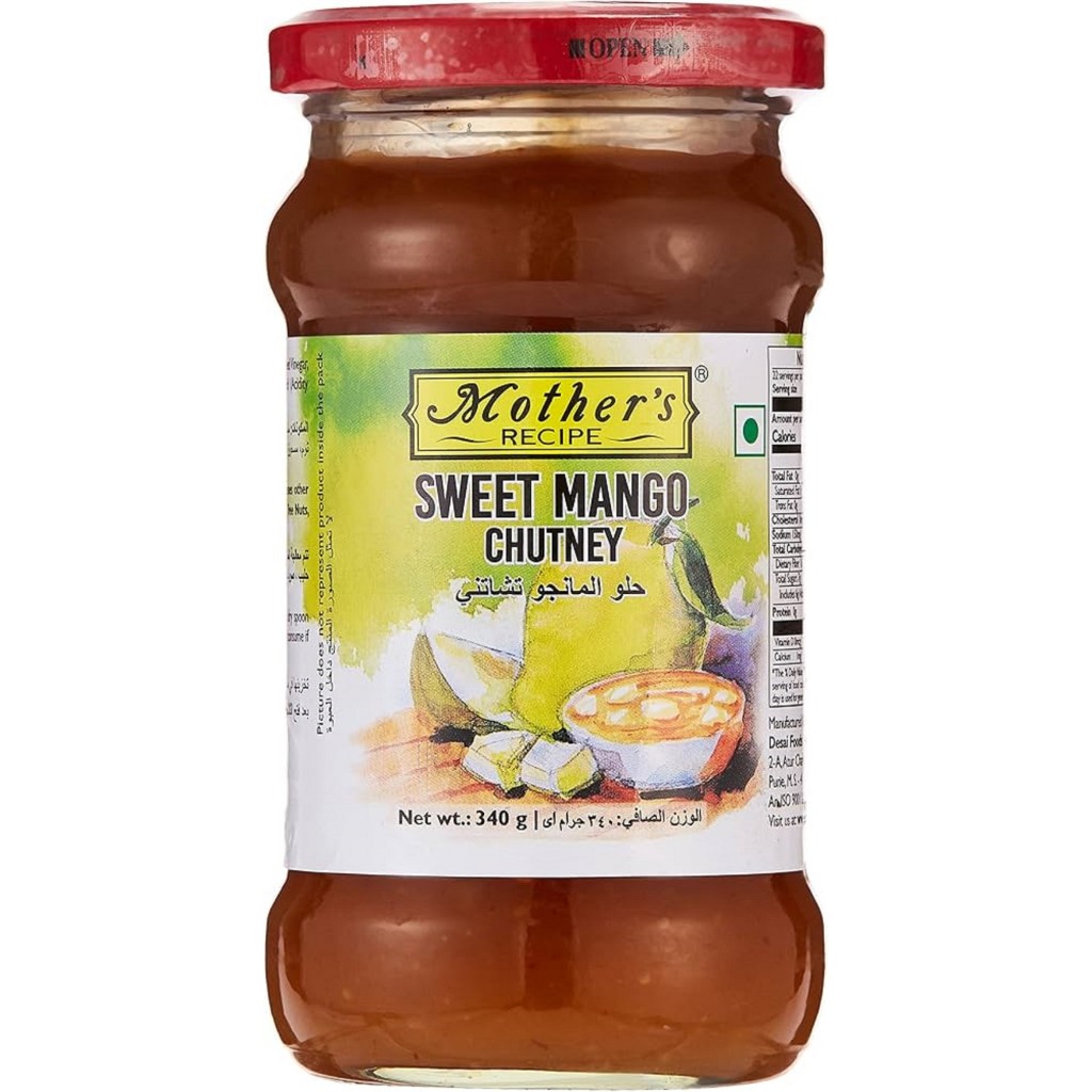 

MOTHER,S SWEET MANGO CHUTNEY 340GR