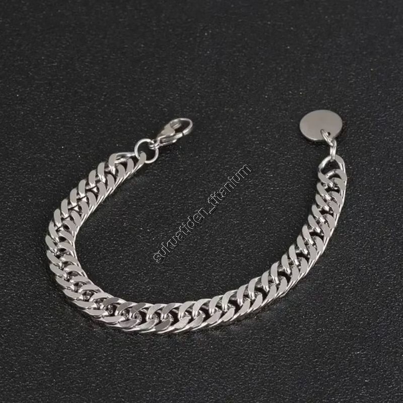 GELANG TANGAN WANITA TITANIUM new model ANTI KARAT