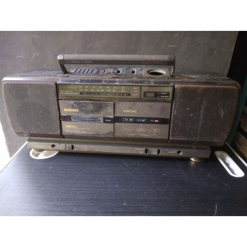 BOX RADIO TAPE COMPO POLYTRON PSC - Bok kesing compo polytron