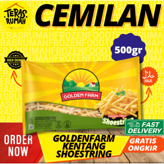 

GOLDENFARM - KENTANG GORENG FRIES SHOESTRING 500gr