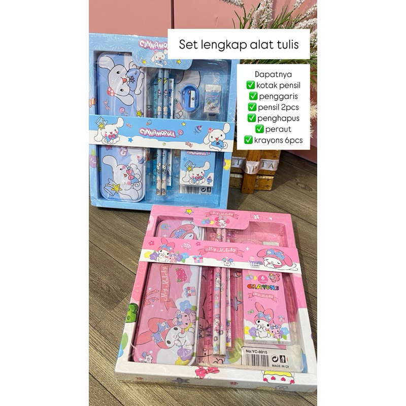 

set alat tulis lengkap cocok buat kado