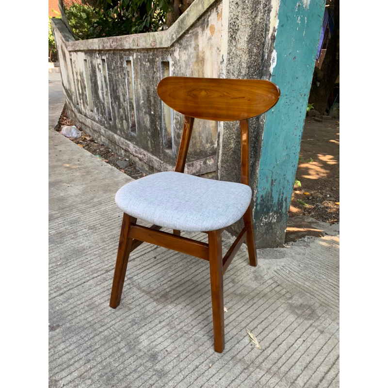 Kursi Ropan jati + jok busa / Kursi Cafe ropan jati / Kursi makan jati +jok busa