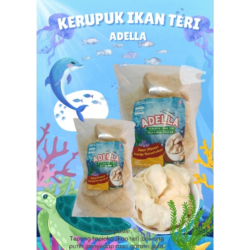 

Kerupuk Ikan teri mateng