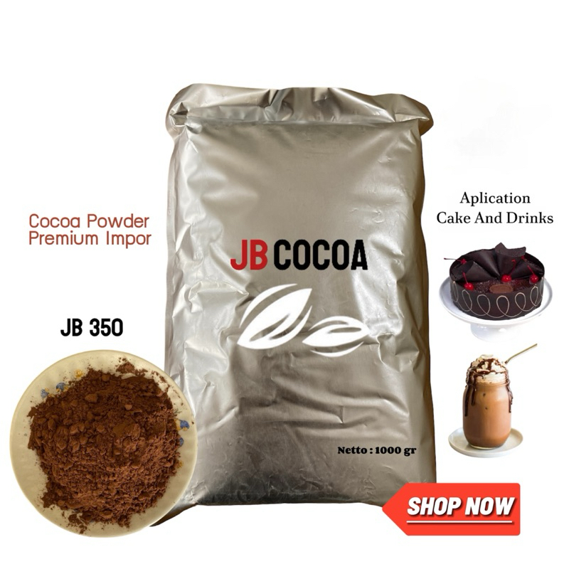 

Cokelat Bubuk JB COCOA POWDER 1000/500 gr JB 200 Kemasan Alu Pure 100% Cokelat Bubuk Asli - COKELAT BUBUK PURE COCOA TANPA CAMPURAN