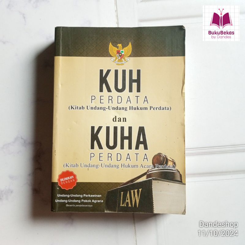 KUH PERDATA & KUHA PERDATA - Buku Bekas Preloved