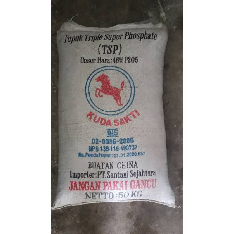 PUPUK TSP CAP KUDA SAKTI 1 KG ORIGINAL TERMURAH
