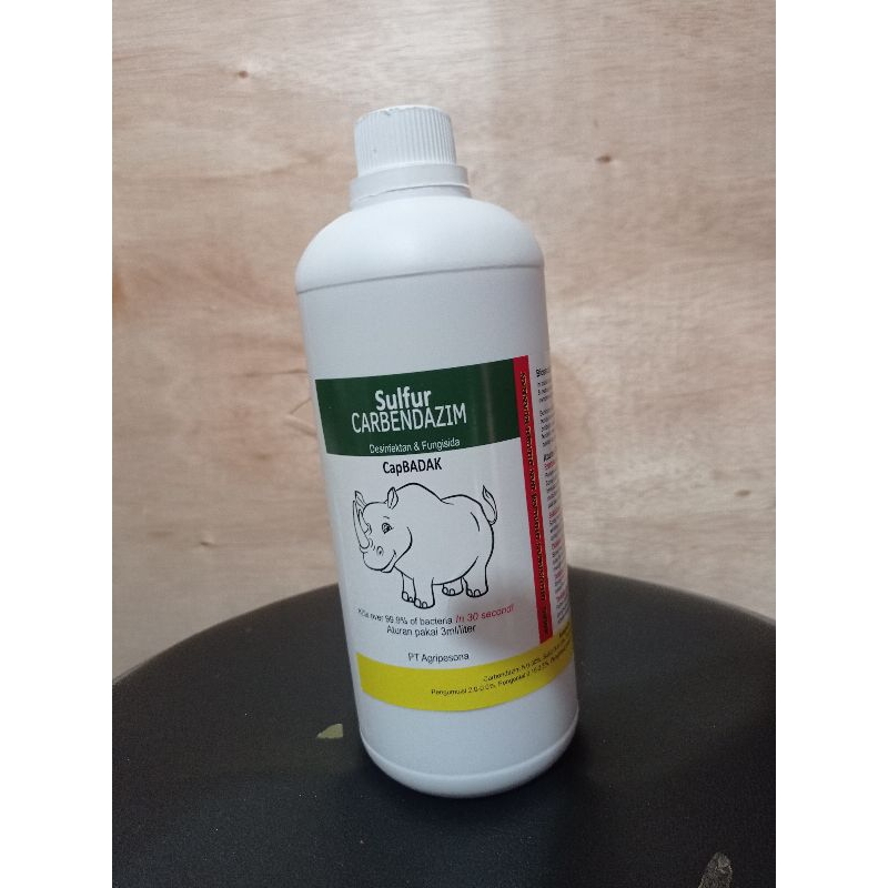 Desinfektan Cap Badak 1 liter Sulfur Carbendazim fungisida anti jamur