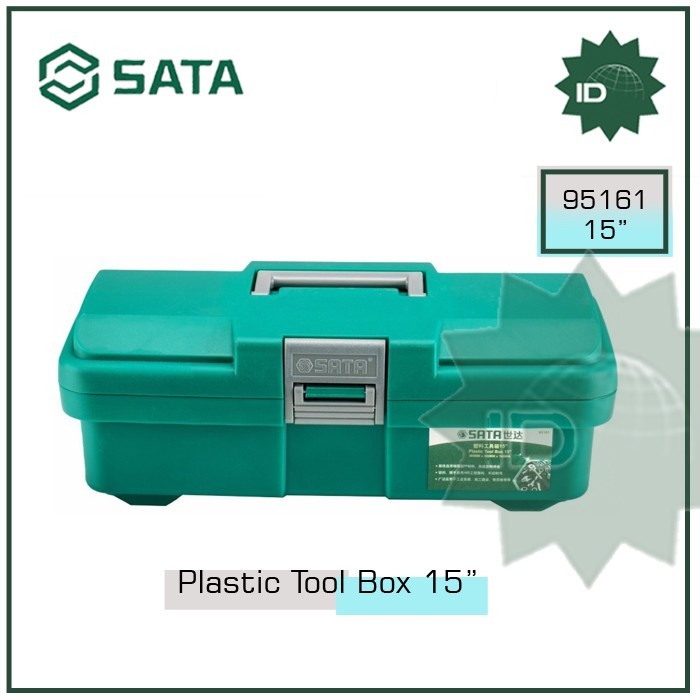 Tool Box Plastik Sata Tools 95161 Plastic Tool Box 15”