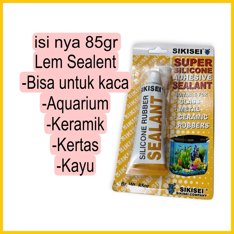 

Lem Sealent Kaca Besar 85gr Lem sealent Tube