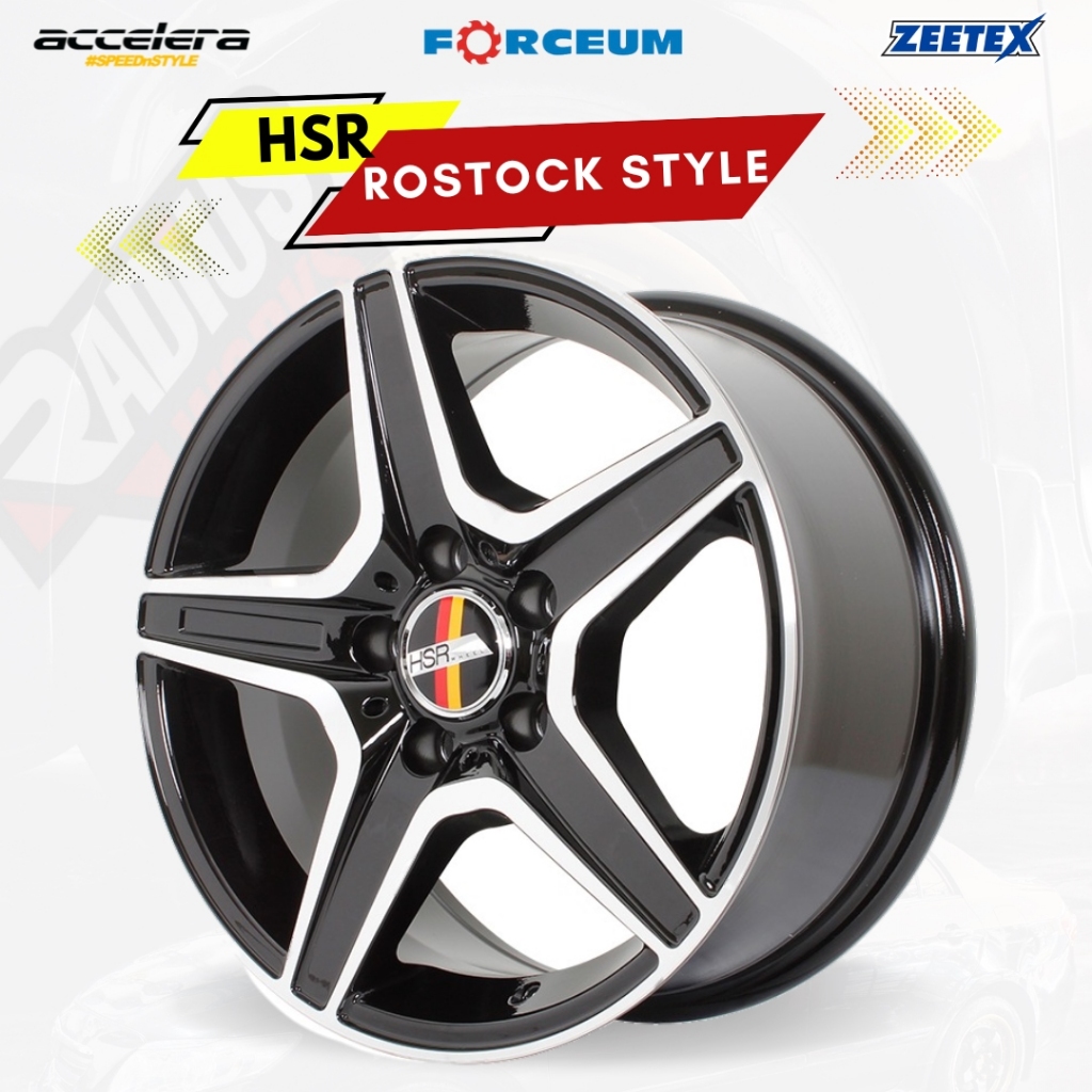 Velg mobil mercedes benz ring 16 pc 5x112 hsr rostock style