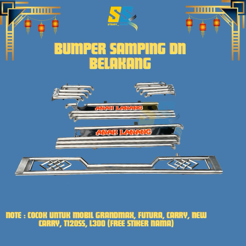 BUMPER SAMPING NEW CARRY PICK UP GRAND MAX , FUTURA, SS, L300 PICK UP