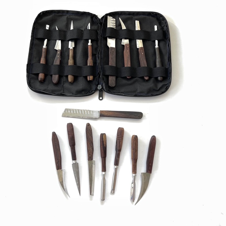 Klik Pesan ukir buah  garnish  carving  1 set isi 7