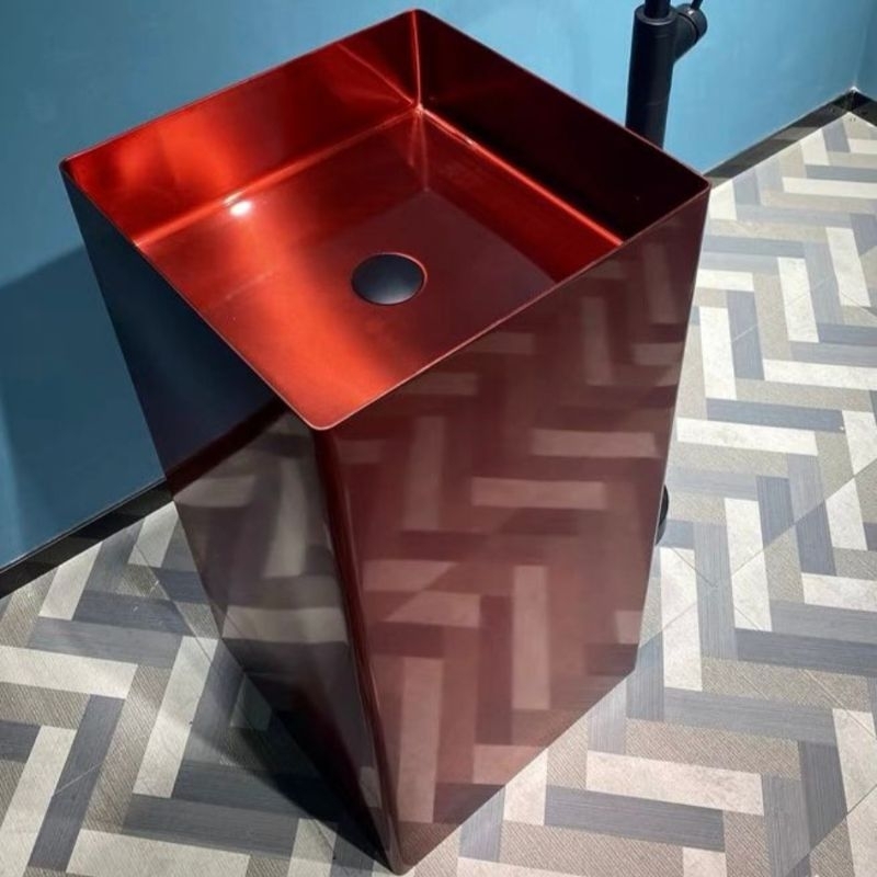 Wastafel Stainless Berdiri Wastafel Unik Standing Wastafel Stainless Steel Basin