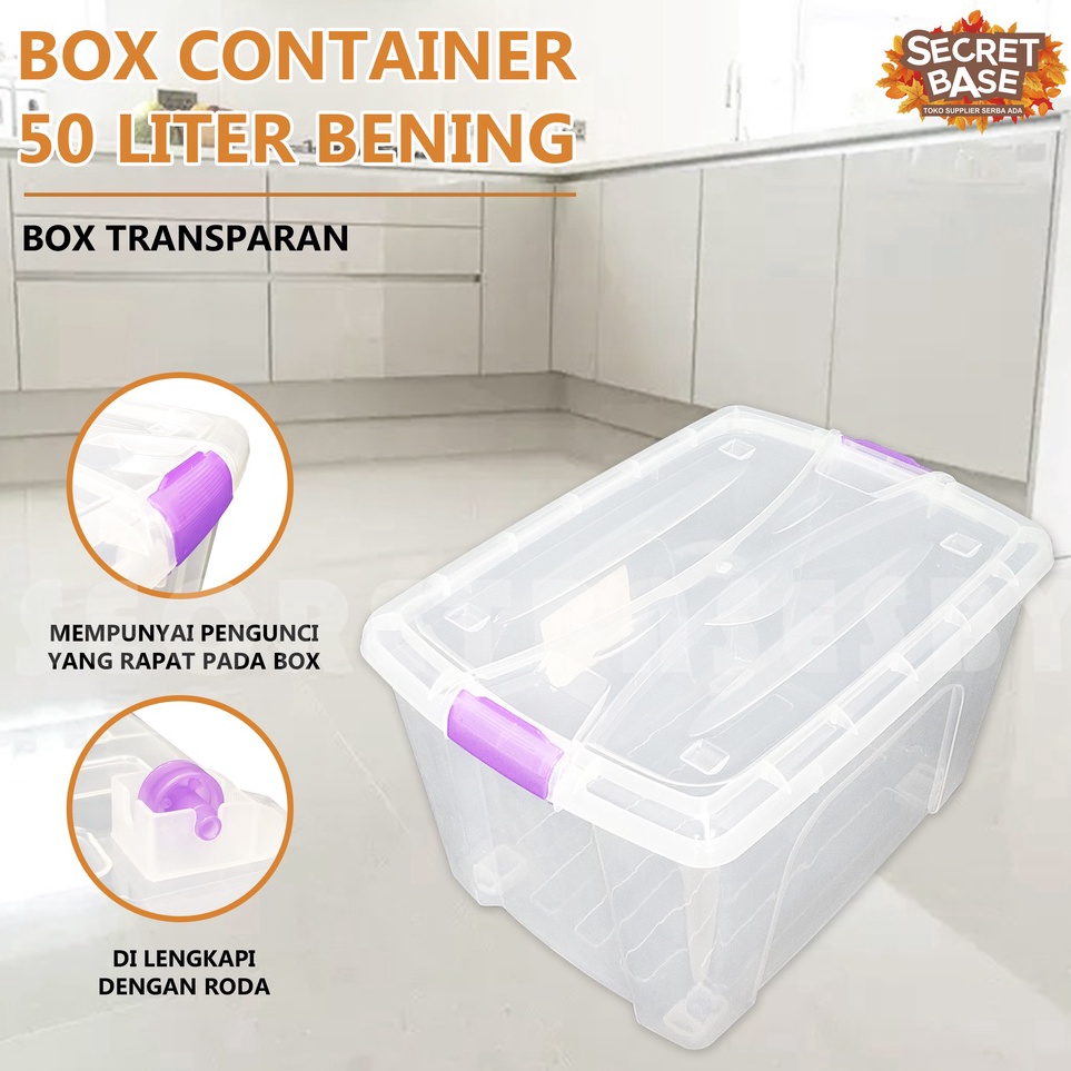 Special Limited BOX CONTAINER 5 LITER  RODA  Transparan  Box Serbaguna Bening 5L