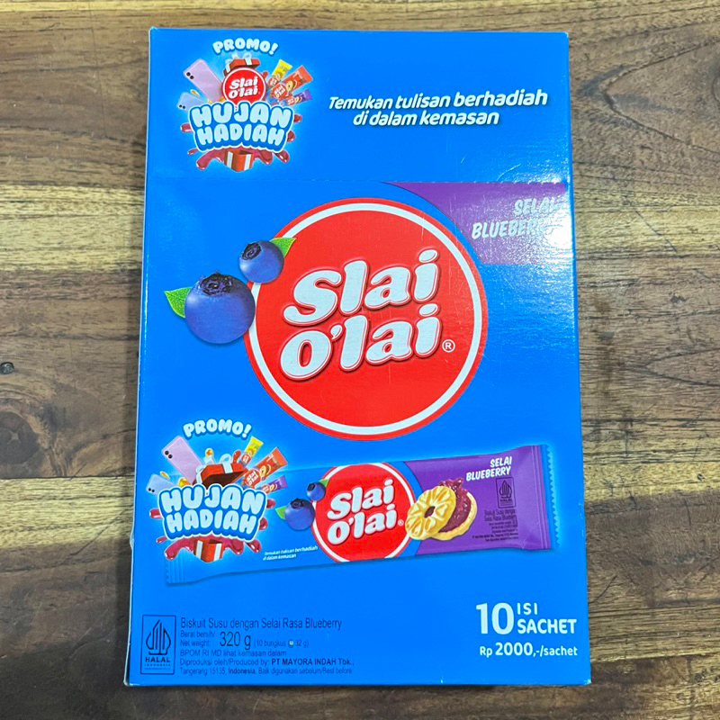 

Biskuit Slai olai kotak 320g isi (10pcs @32g)