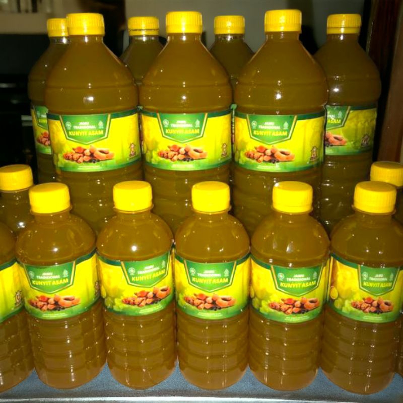 

jamu Kunyit Asam 500ml | jamu tradisional kunir asem