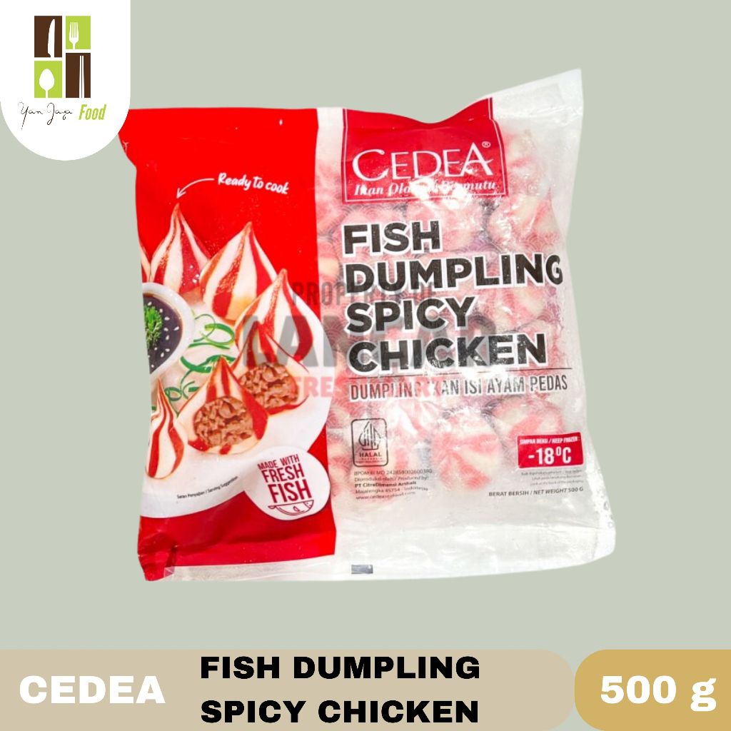 

CEDEA Fish Dumpling Spicy Chicken / Dumpling Ikan Isi Ayam Pedas 500g