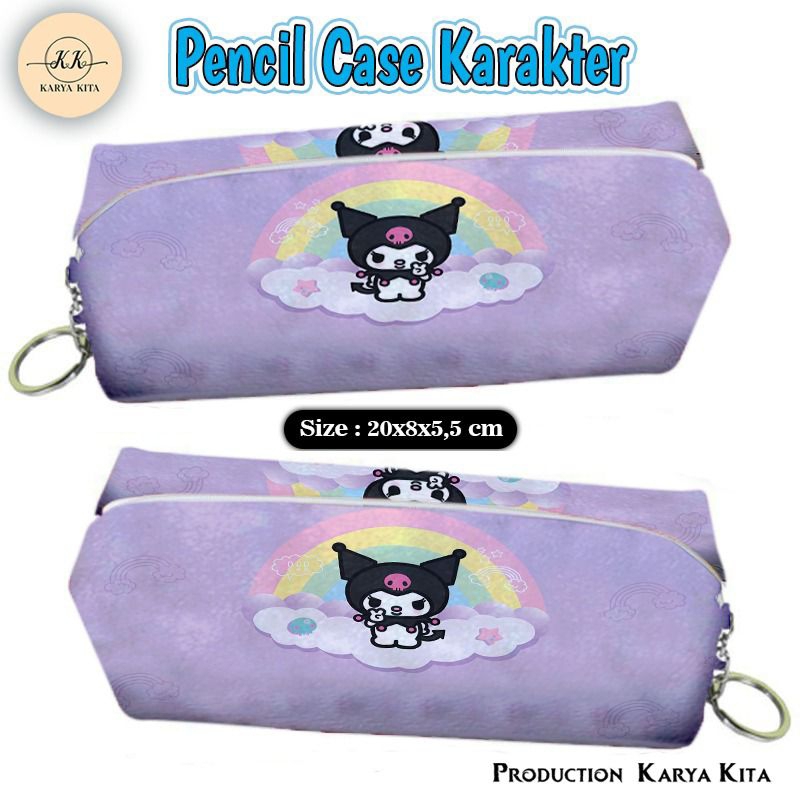 

karya kita - KUROMI - kotak pensil karakter