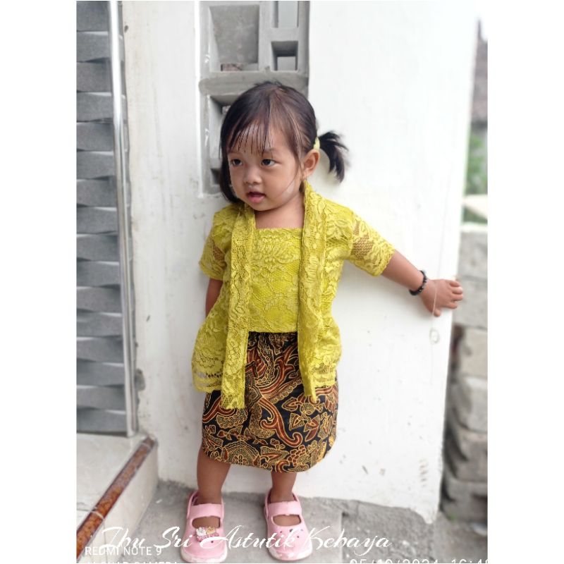 KEBAYA BAYI MODEL KUTUBARU // KEBAYA KUTUBARU ANAK // KEBAYA BAYI MODEL KARTINI // UKURAN 4 BULAN - 