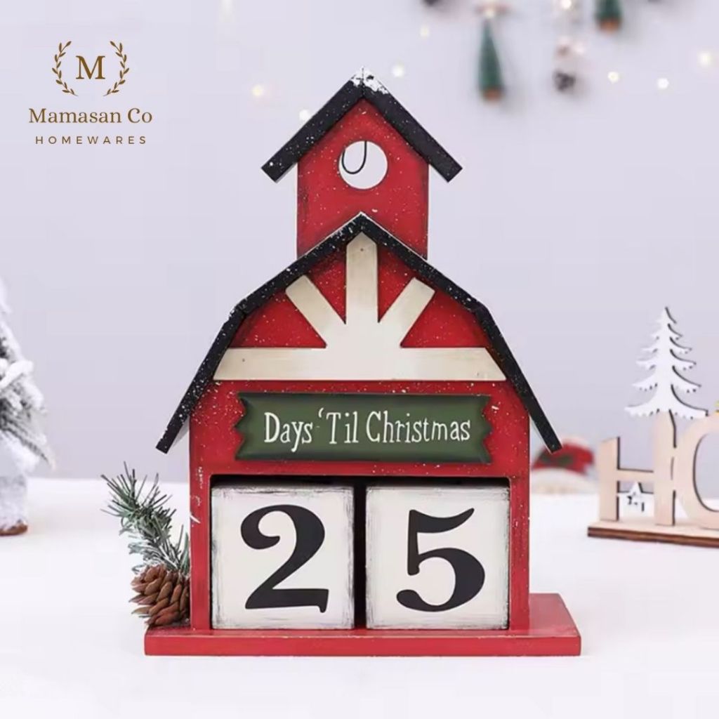 

Christmas Wooden Calender Decoration | Dekorasi Natal Xmas Kalender Kayu CMH0160
