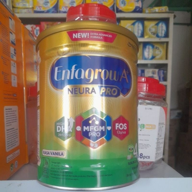 

ENFAGROW A+4 NEURA PRO MADU 800GR, enfagrow a+4 neura pro madu - vanila800gr