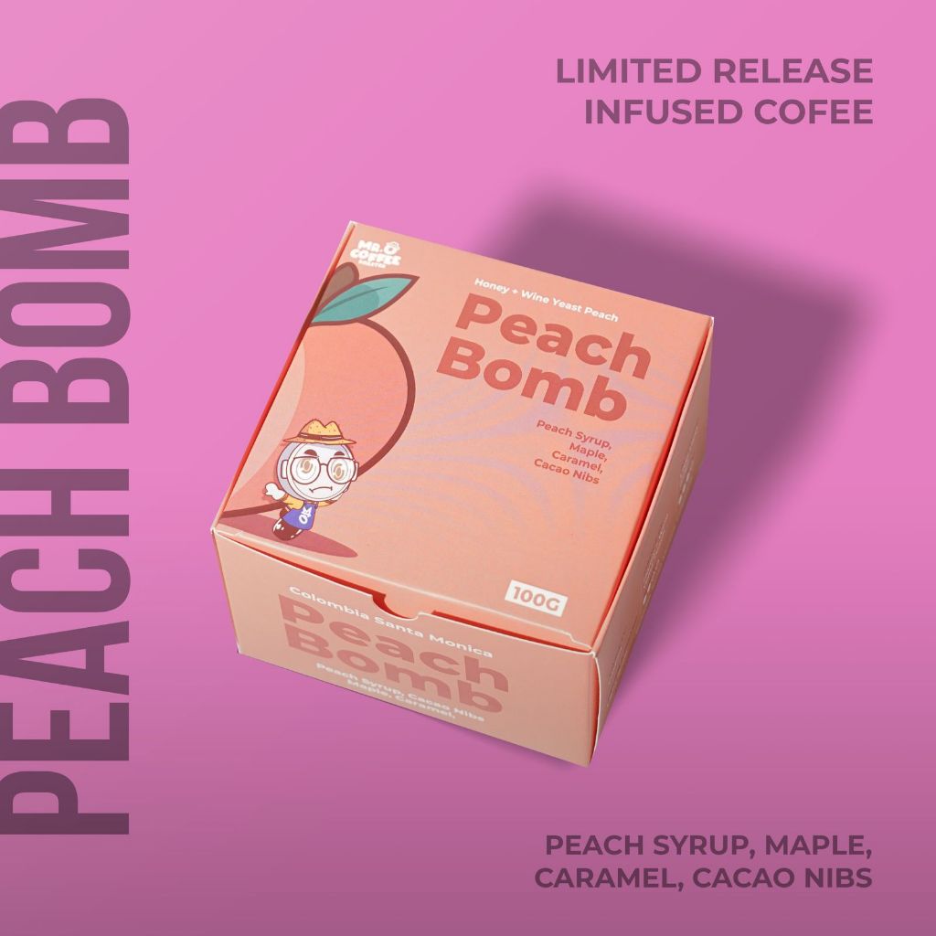 

INFUSED COFFEE SERIES | Peach Bomb |100g