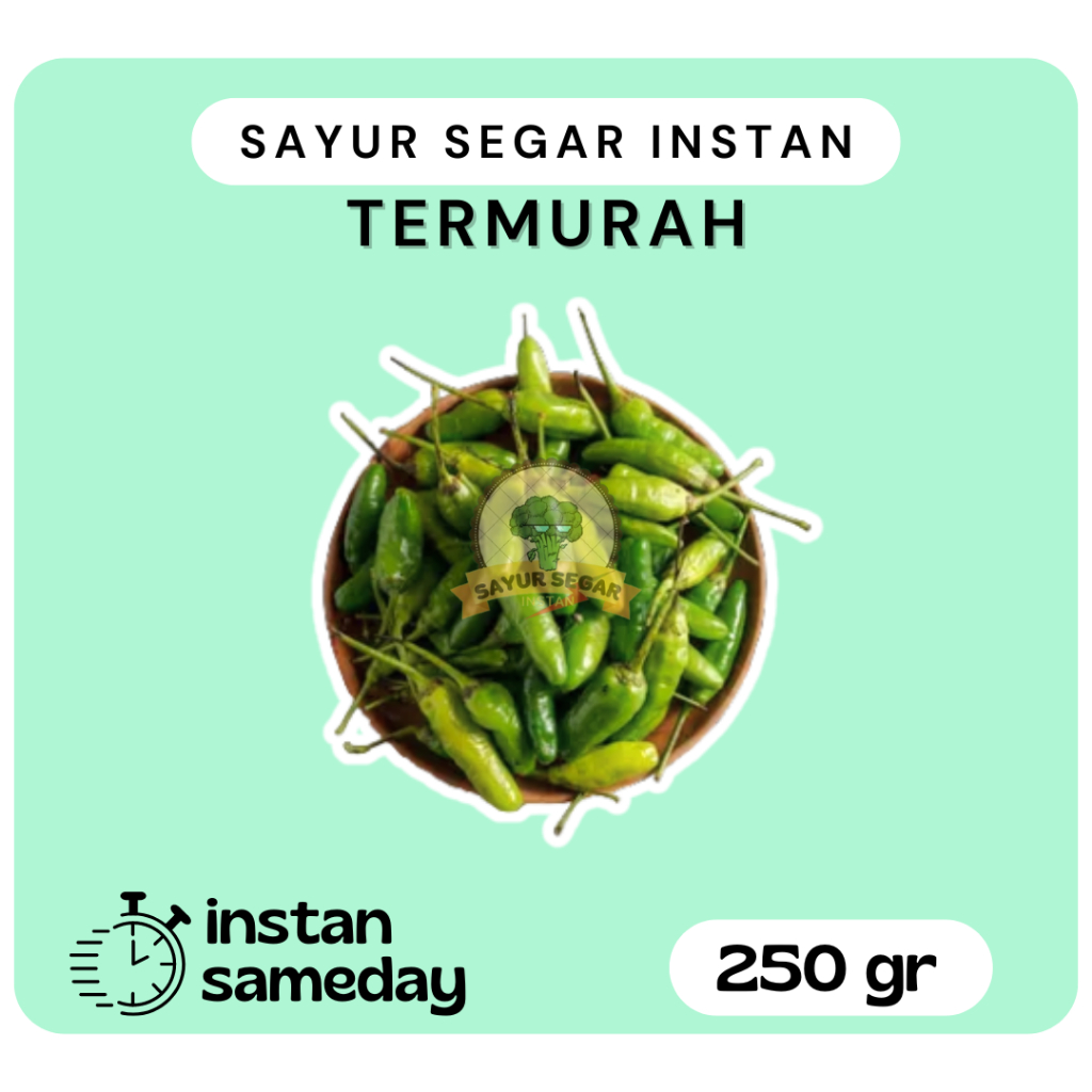 

Cabai Rawit Hijau 250gram